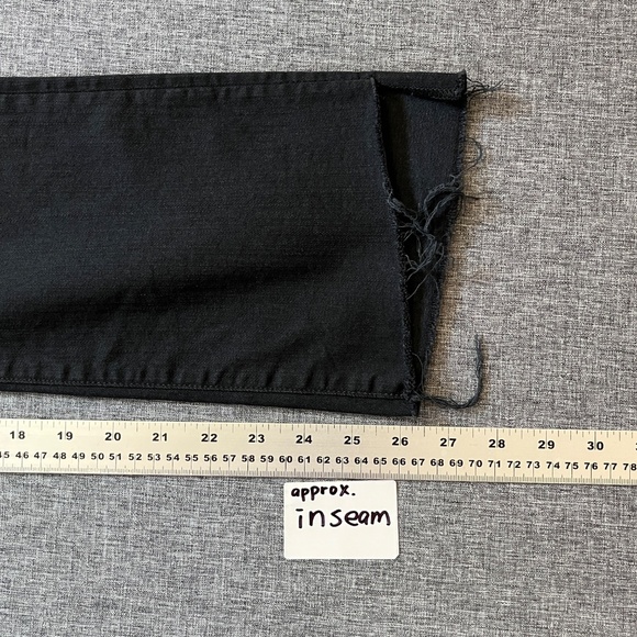 Mother Insider Crop Step Fray Not Guilty Jeans - Women's Size 29 - Black - Picture 10 of 13